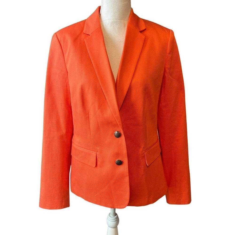 NWT Banana Republic Orange Blazer Size 10